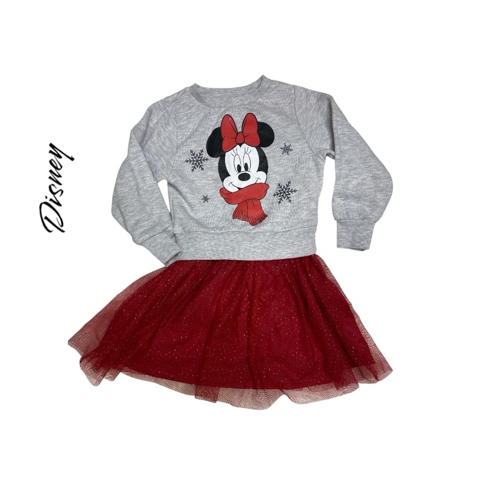 Disney Minnie Mouse Sweatshirt Tulle Dress